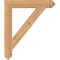 Ekena Millwork Traditional Arts & Crafts Smooth Bracket, Western Red Cedar, 3 1/2"W x 24"D x 28"H BKT04X24X28TRA03SWR - alternate 3